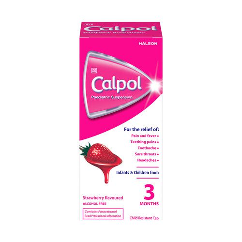 Calpol Strawberry Suspension 50ml
