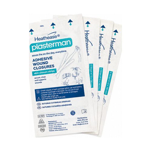 Plasterman Wound Closure Strips (×5)